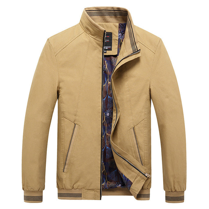 Men’s long-sleeve jacket with pockets