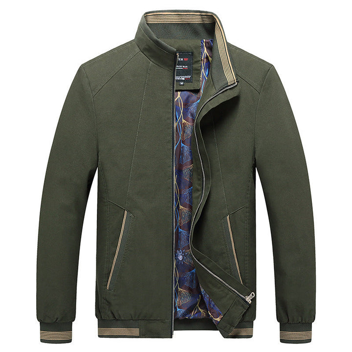Men’s long-sleeve jacket with pockets