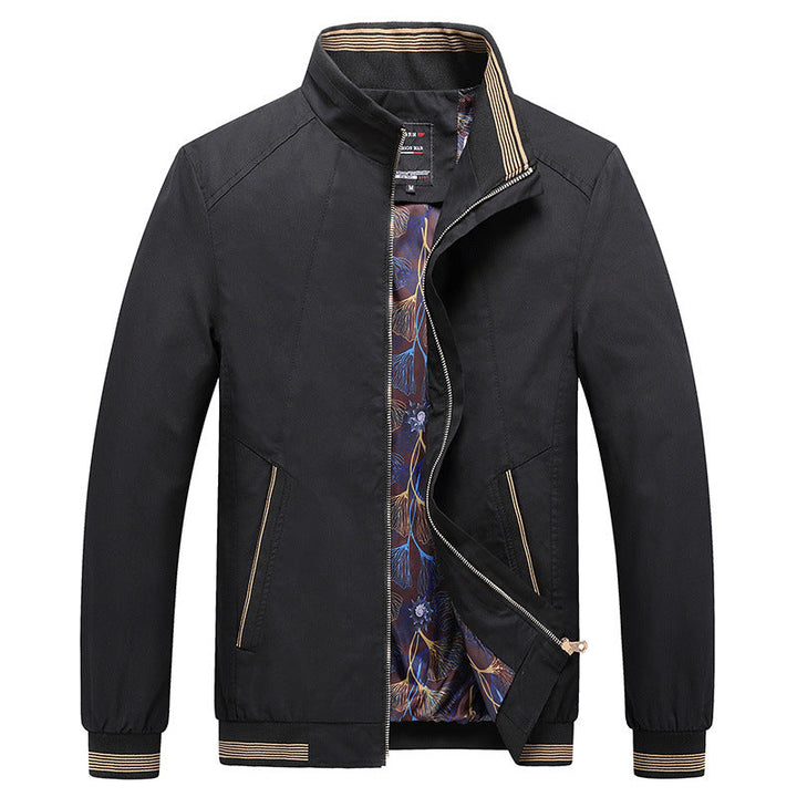 Men’s long-sleeve jacket with pockets