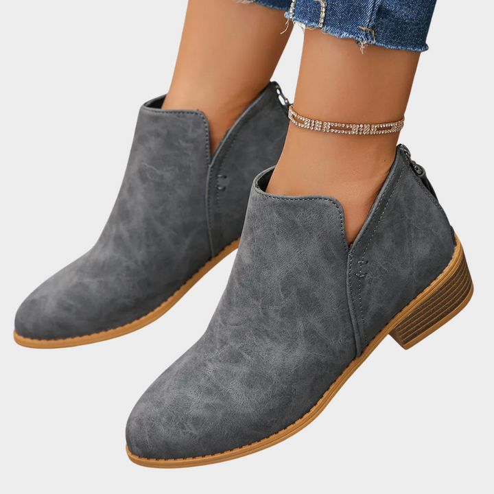 Oakley | Low-Heel Ankle Boots