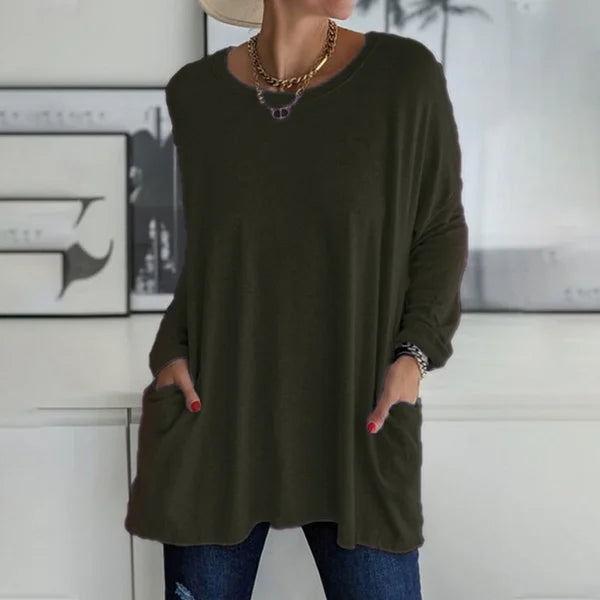 Aelira™ - Casual Long-Sleeve Shirt