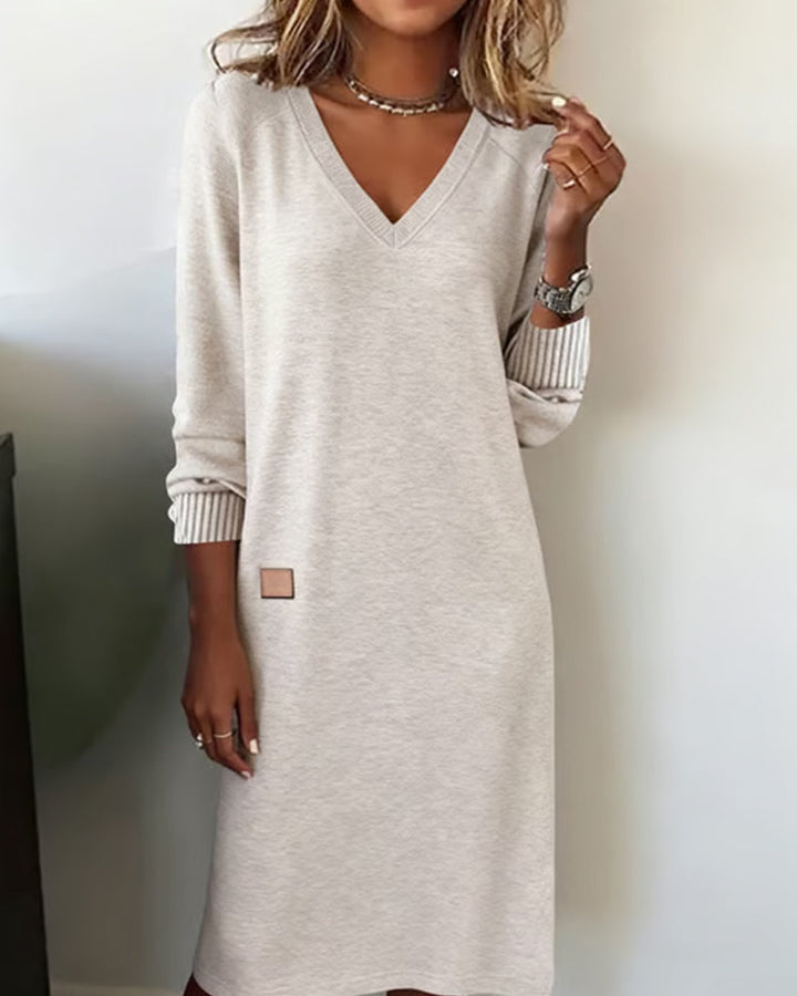 Carmen™ - V-neck Sweater Dress