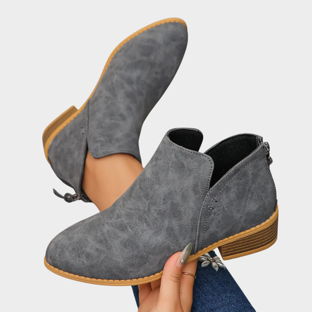 Oakley | Low-Heel Ankle Boots