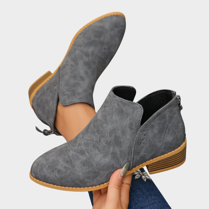 Oakley | Low-Heel Ankle Boots