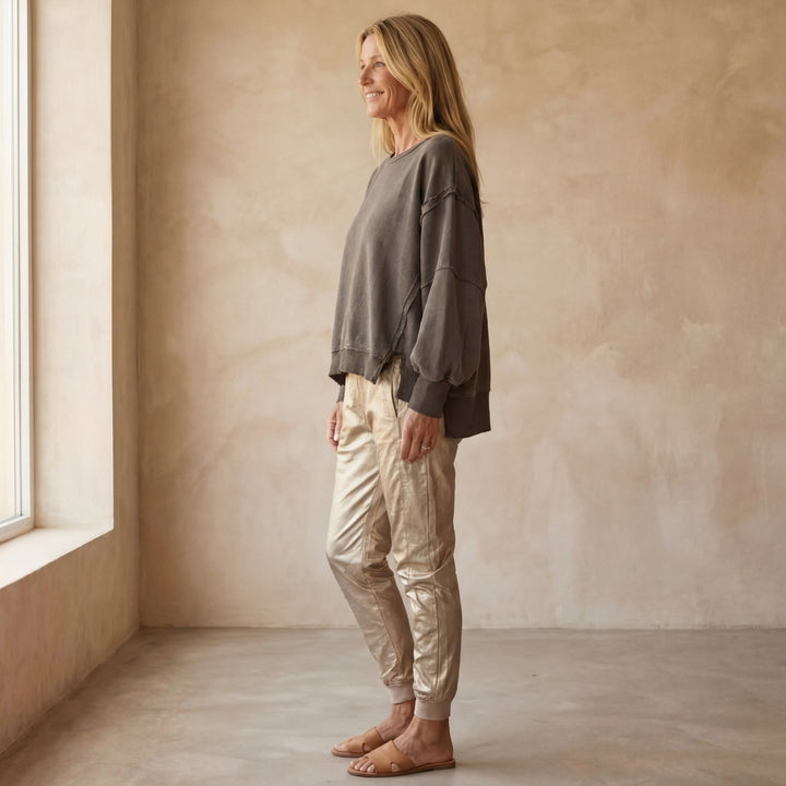 BRINA - Casual Top and Pants Ensemble