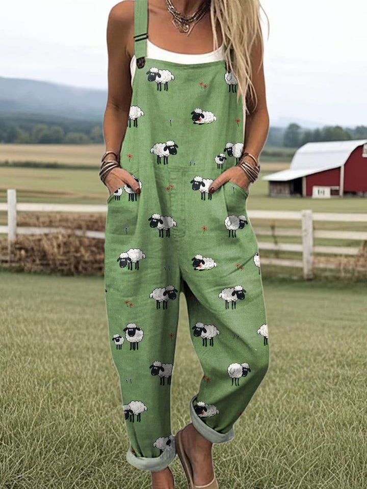 Women's Wide-Leg Jumpsuit - Effortless Style & All-Day Comfort