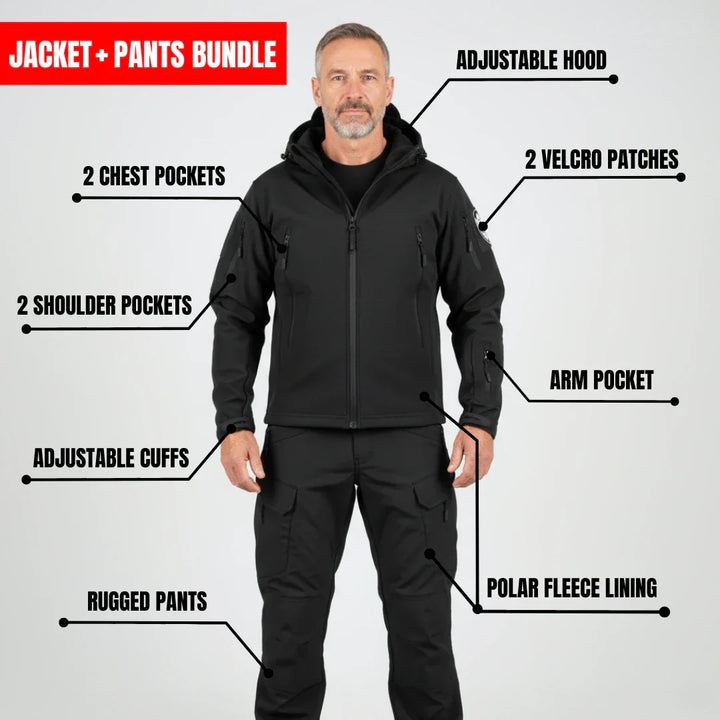 Alpha One - Waterproof Softshell Jacket and Trousers Combo