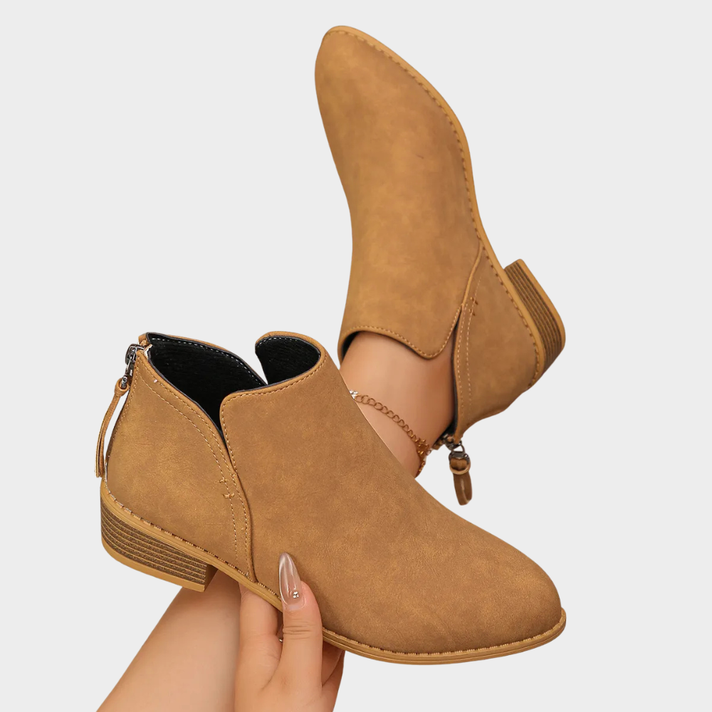 Oakley | Low-Heel Ankle Boots