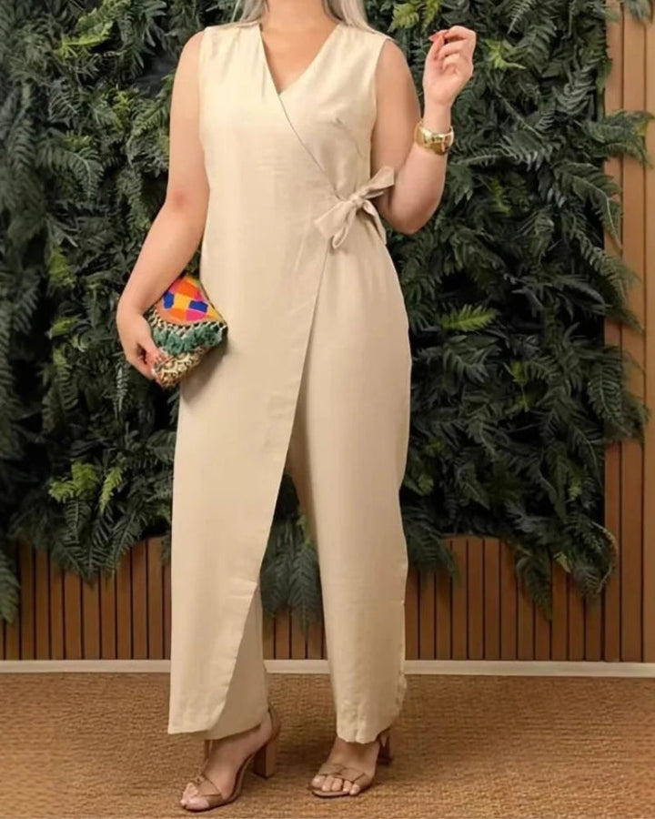 Teresa™ - Versatile Jumpsuit with Tie Belt