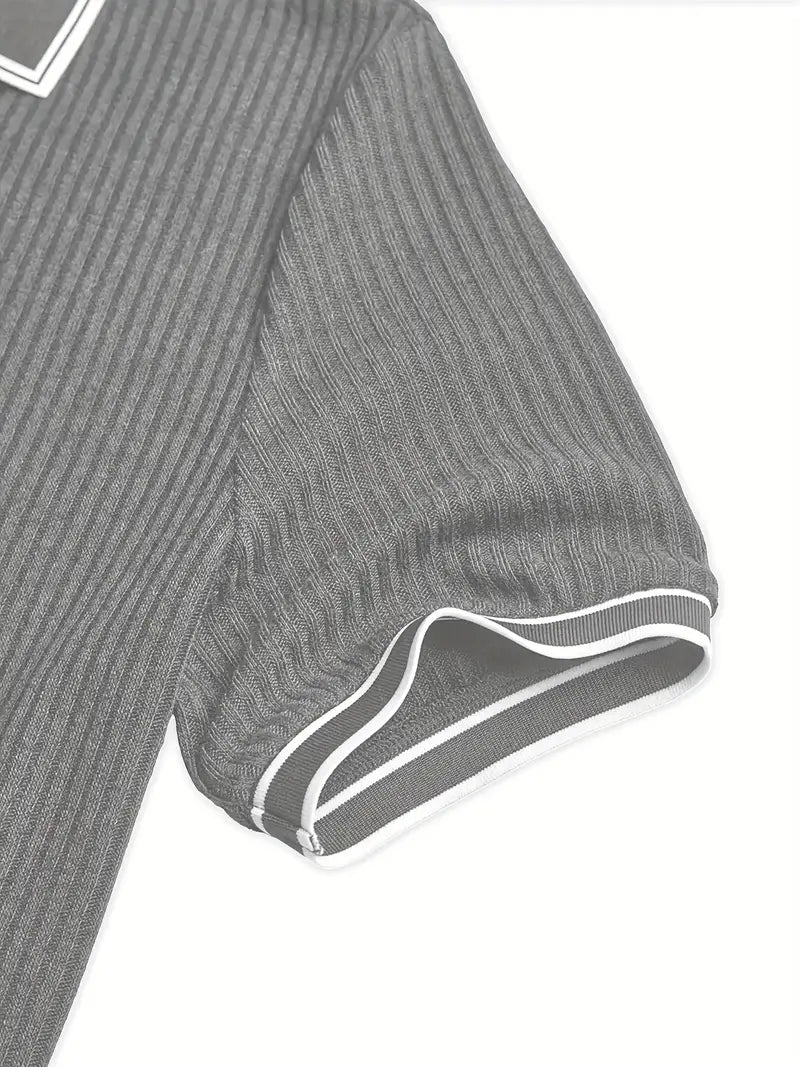 Emilio™ - Men's Tailored Ribbed Polo