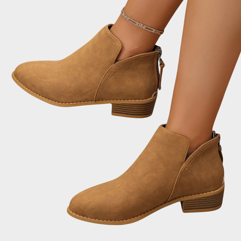 Oakley | Low-Heel Ankle Boots