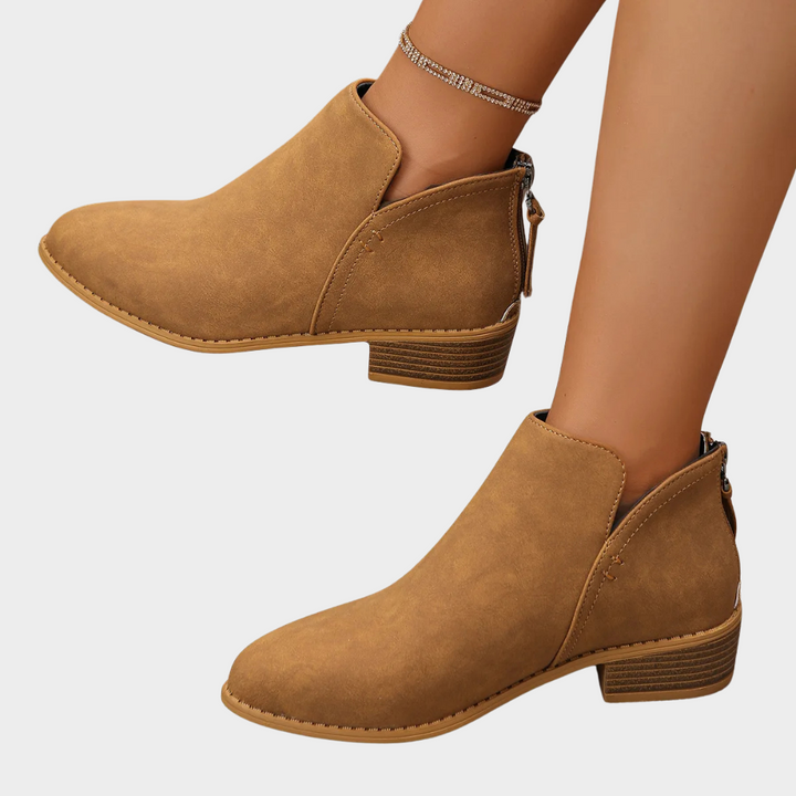 Oakley | Low-Heel Ankle Boots