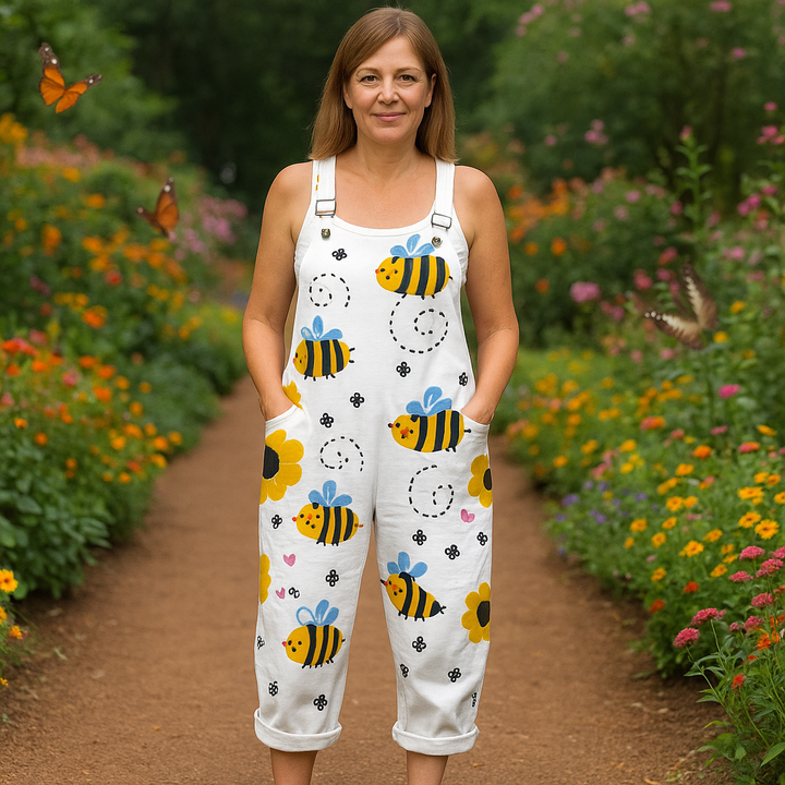 Women's Jumpsuit - Effortless Style with Wide Leg & Comfort for Every Occasion