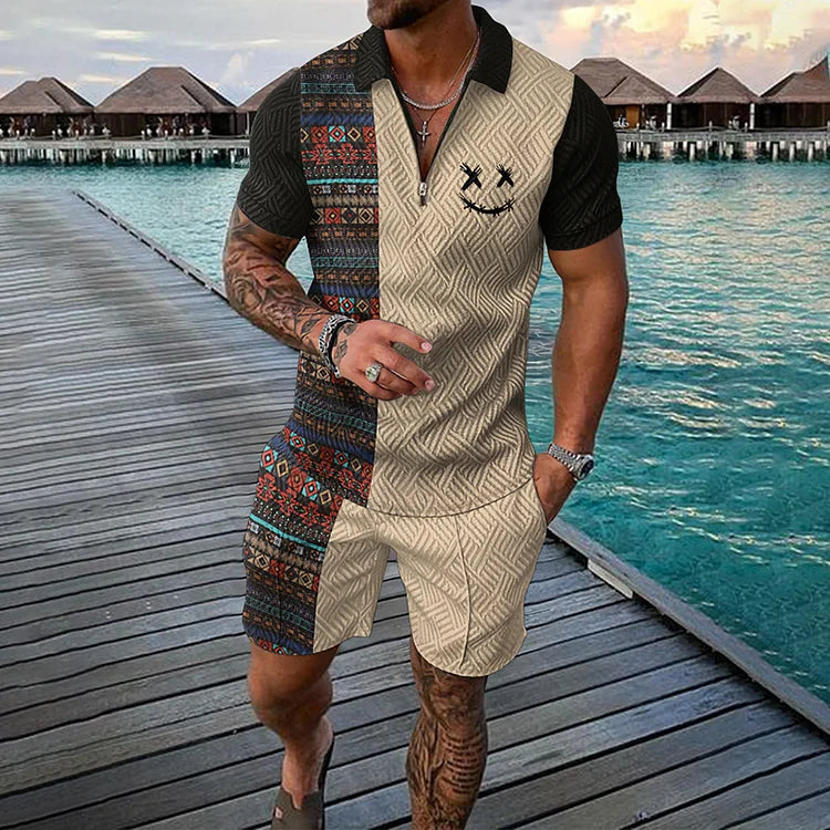 EMIL | TIME-TRAVELING POLO SHIRT & SHORTS SET