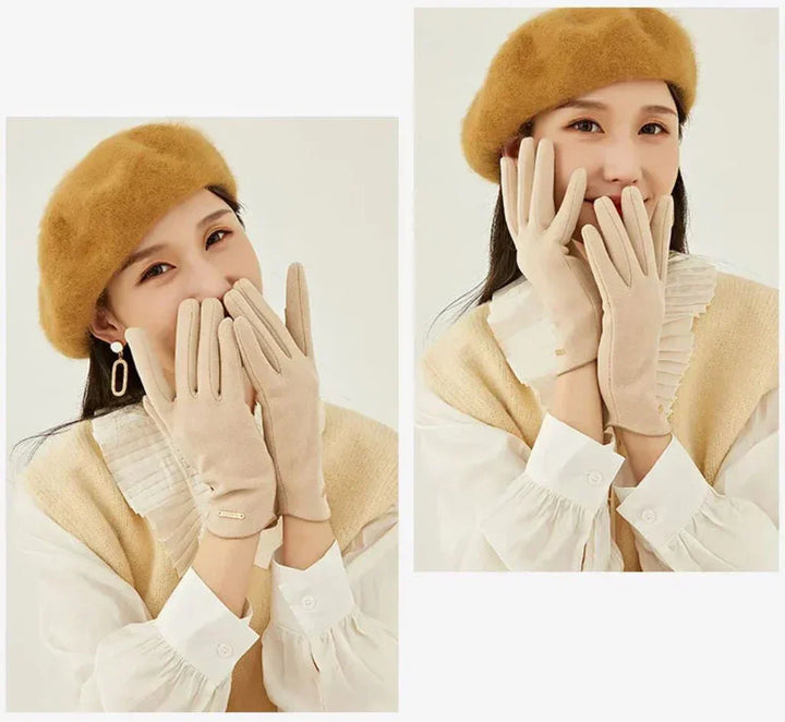 Damen Handschuhe mit Touchscreen