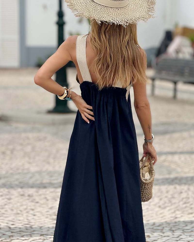 Olive™ - Cross-Neck Dress