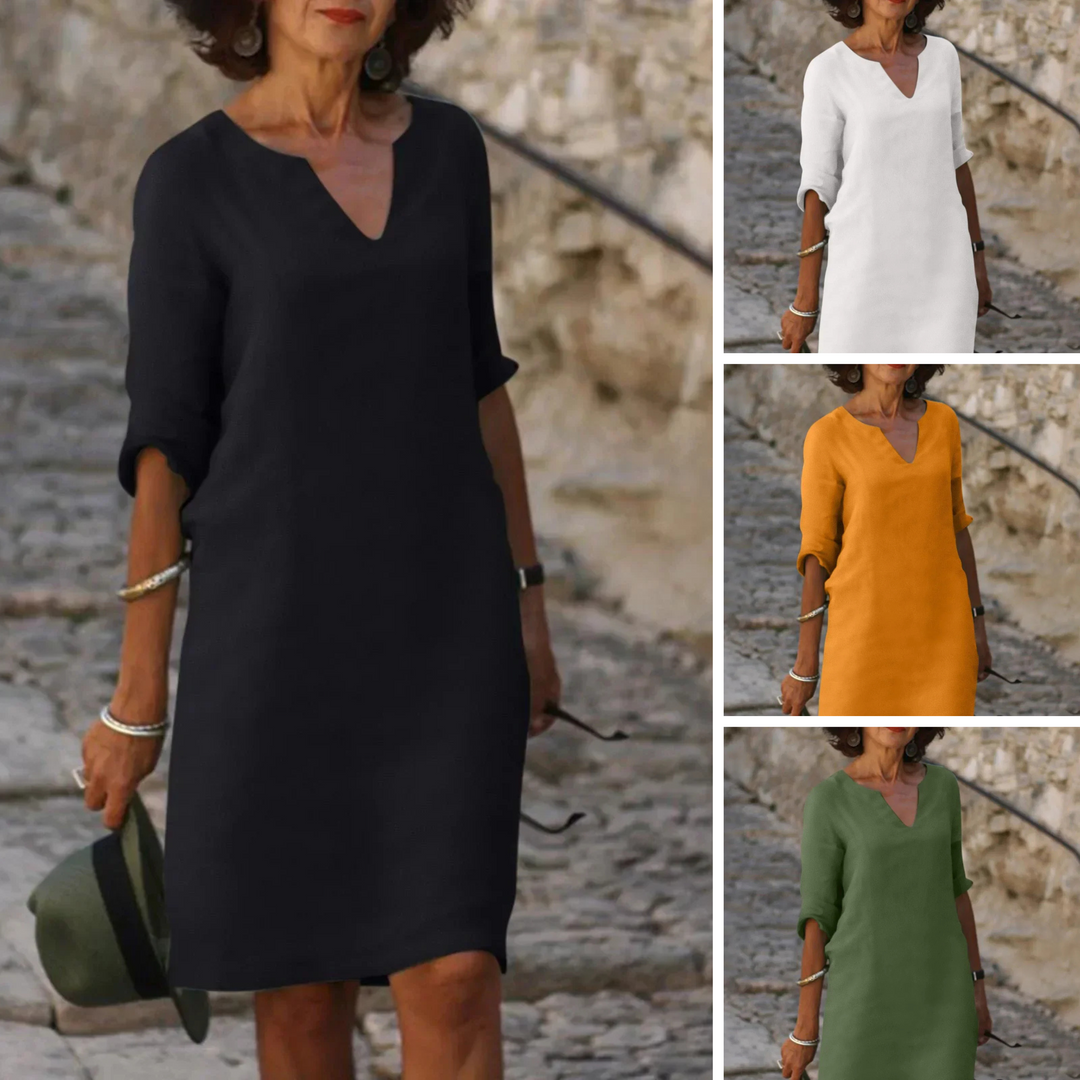 Lola - Casual V-Neck Dress