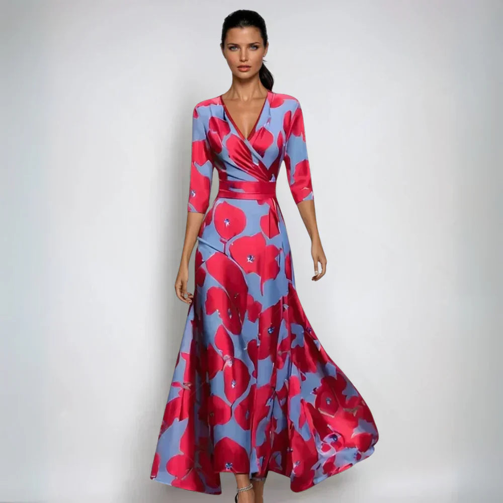 Emily | Stylish Floral Dress for Parties