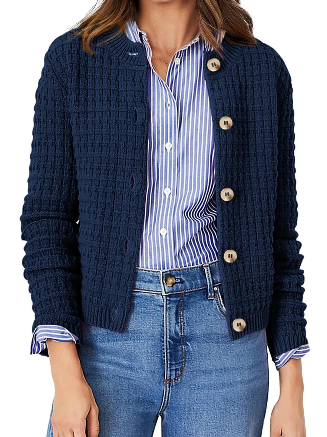 Harper™ - Button-Up Cardigan