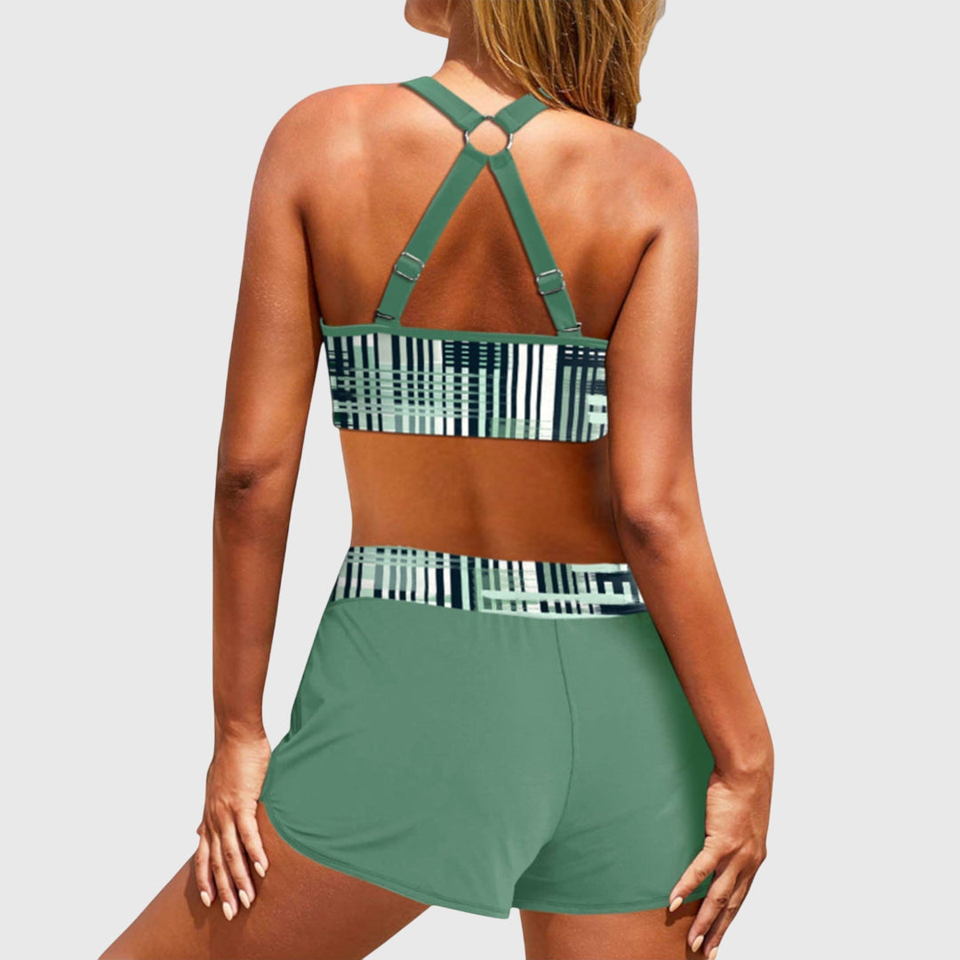 Janelle - High-Waist Ribbed Bikini
