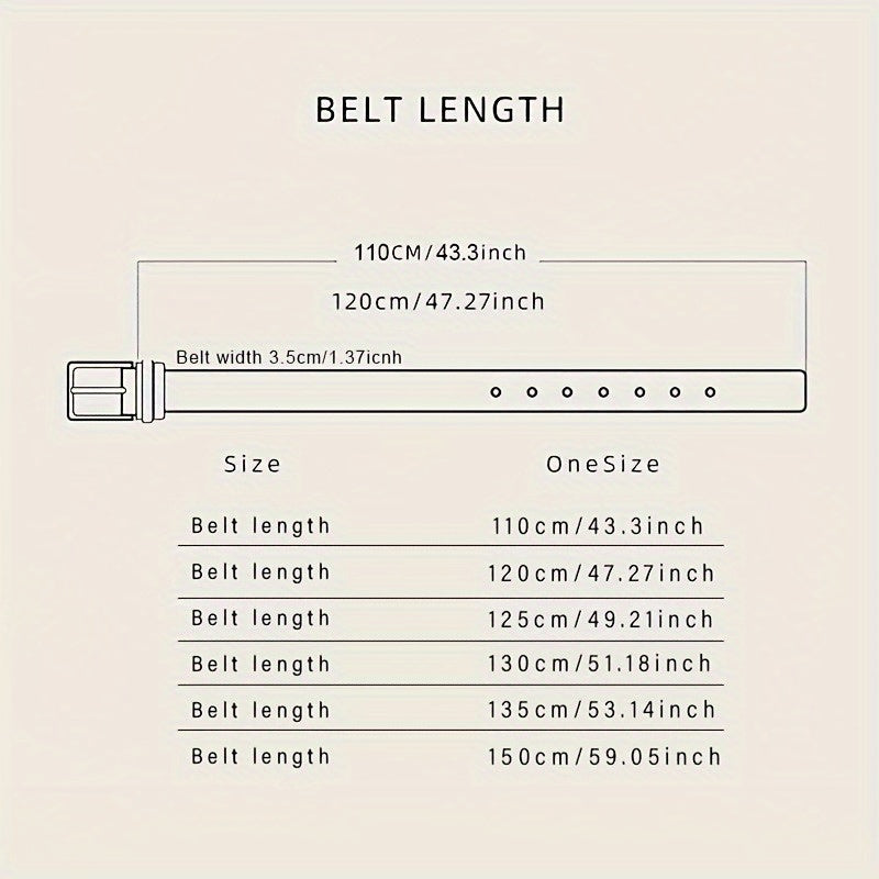 Herren geflochtener Gürtel