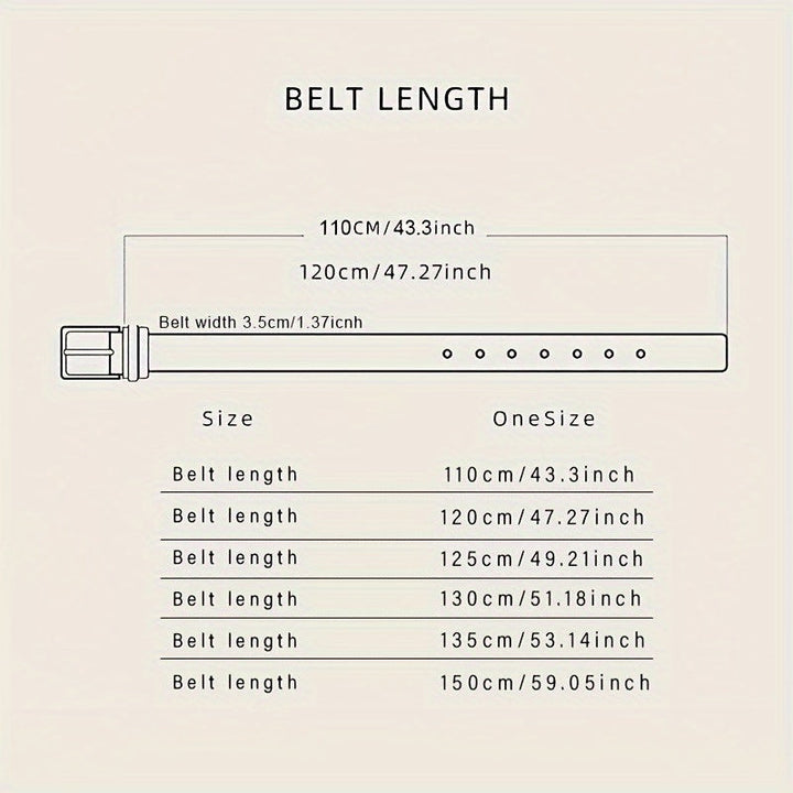 Herren geflochtener Gürtel