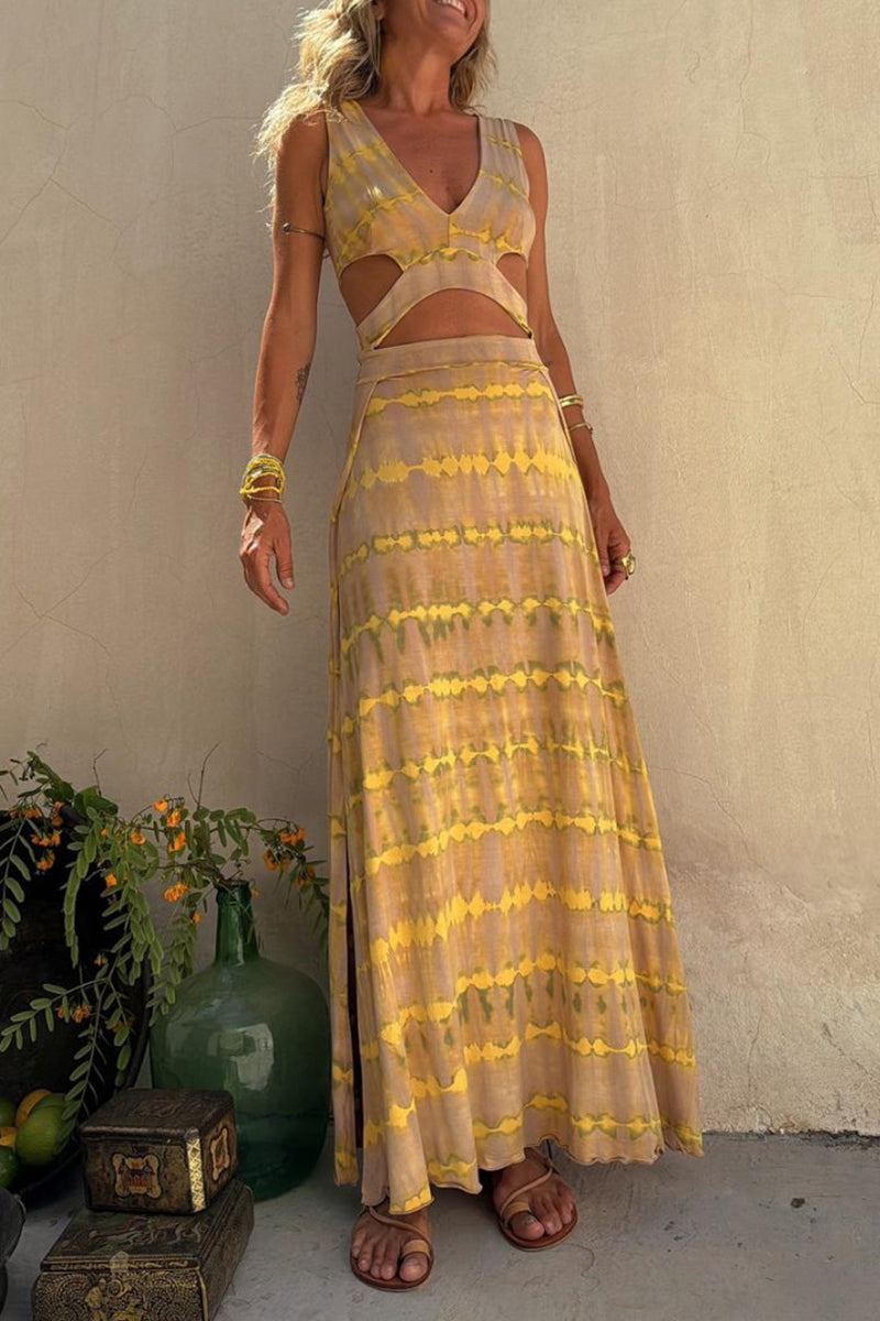 Dixie | Maxi-Chic Dress with Cut-Out Details
