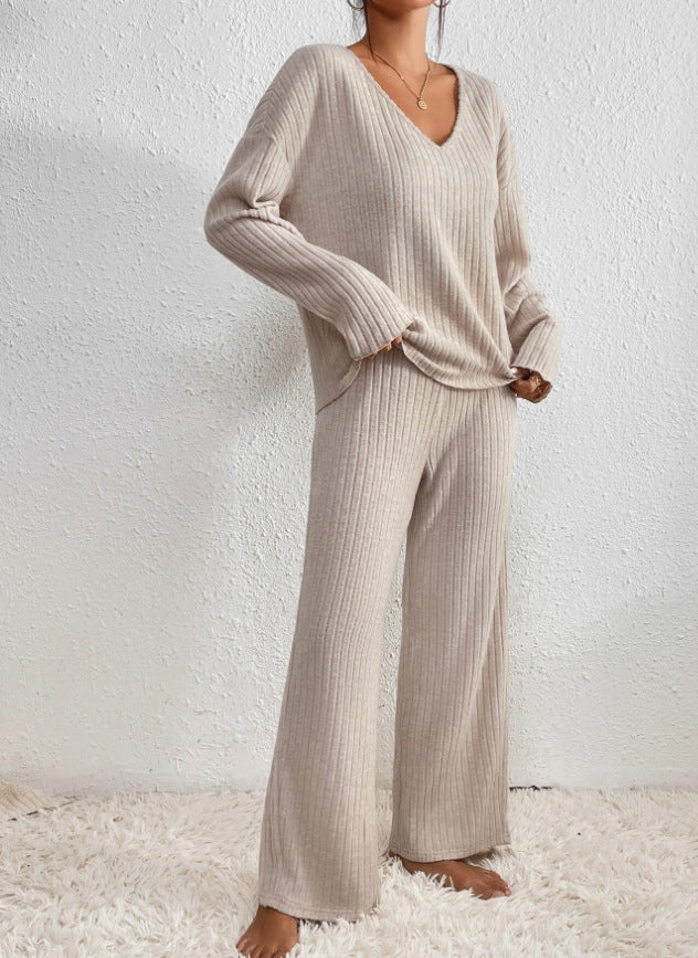 Grace - Women's High Waisted Leisure Suits with Long Pants