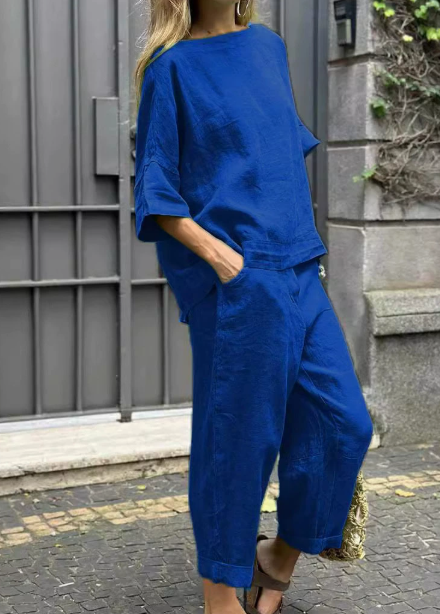 Rebecca™ - Casual Cotton-Linen Two-Piece Set
