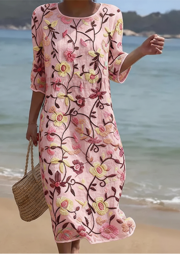 Rebecca in Pink | Women's Floral Dress
