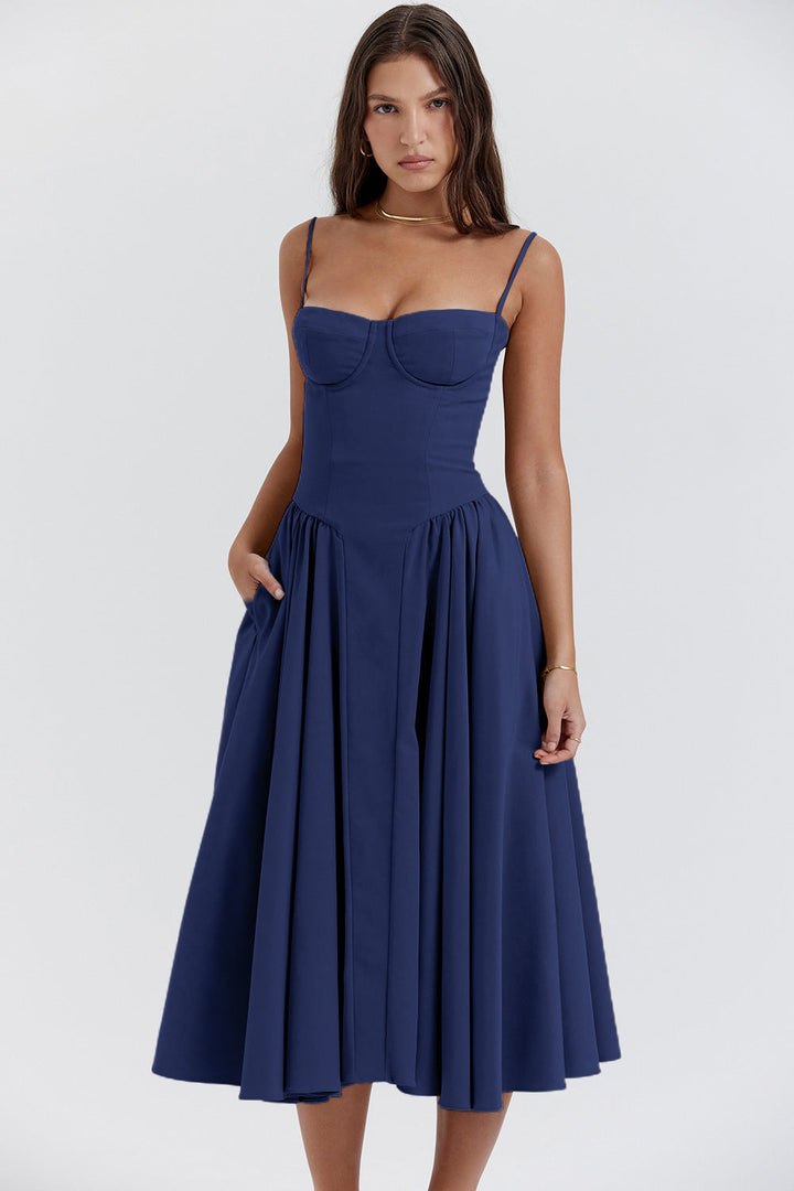 Kiki | Retro Midi Dress