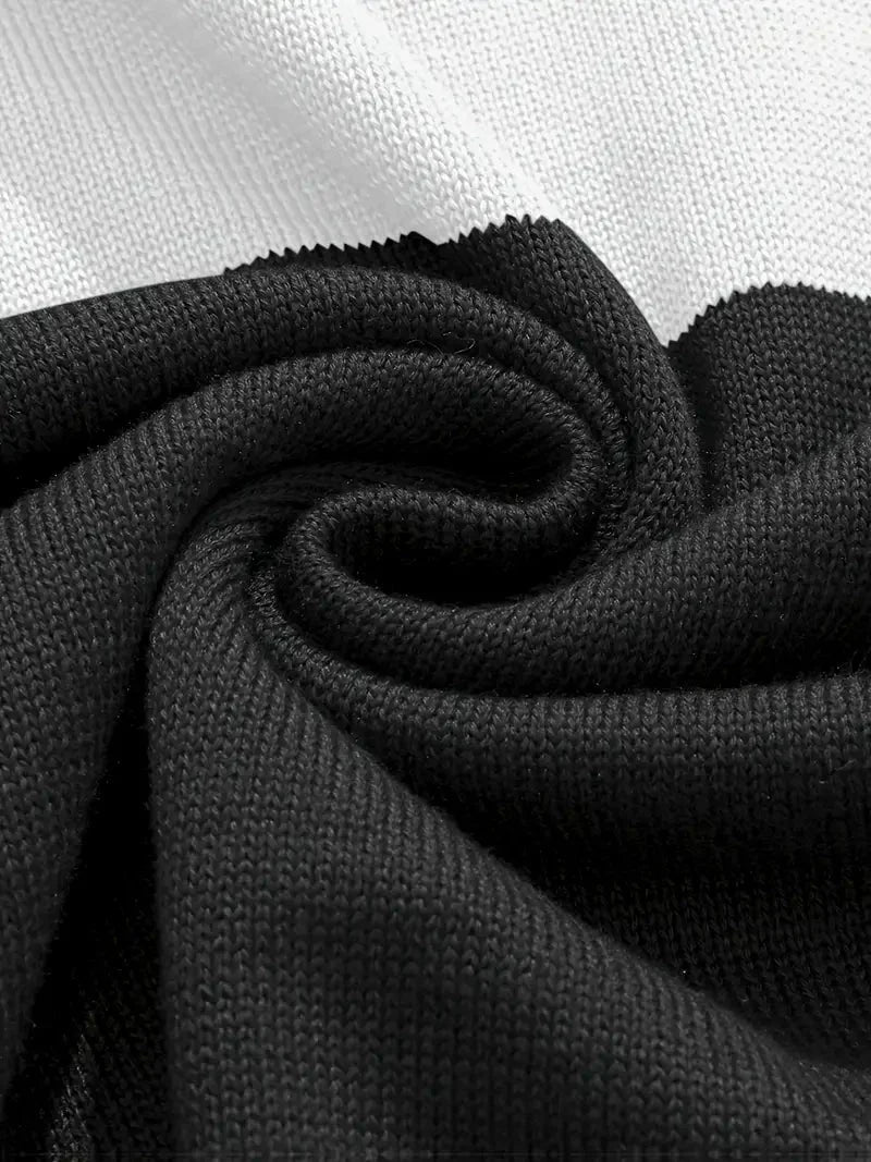 Brit & Boho™️ | The Luxe Colorblock Quarter Zip