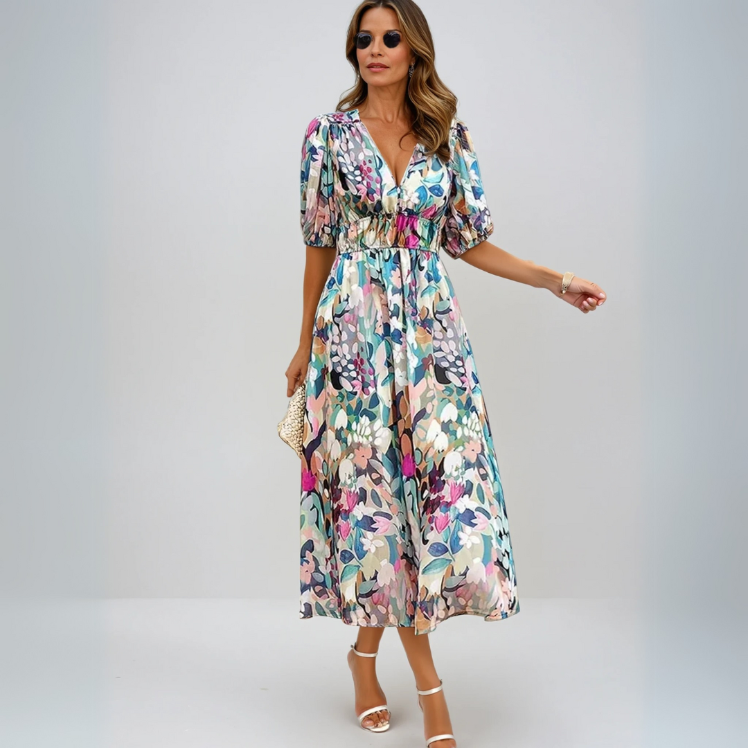Flore - Elegant Floral Dress