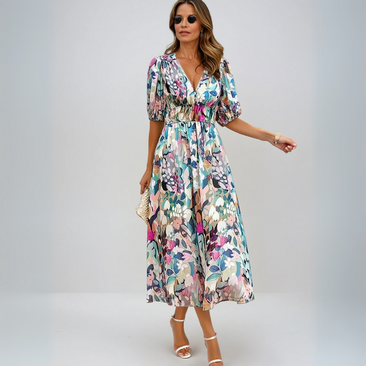 Flore - Elegant Floral Dress