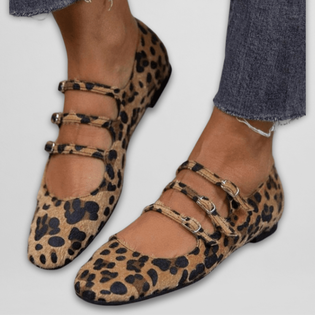 Luna | Animal Print Ballerinas