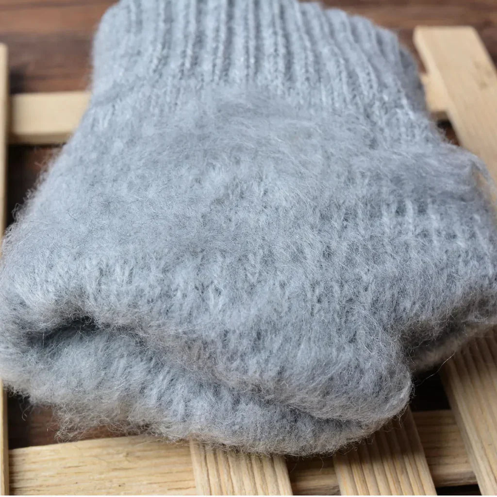 Gestrickte Touchscreen-Handschuhe für Damen