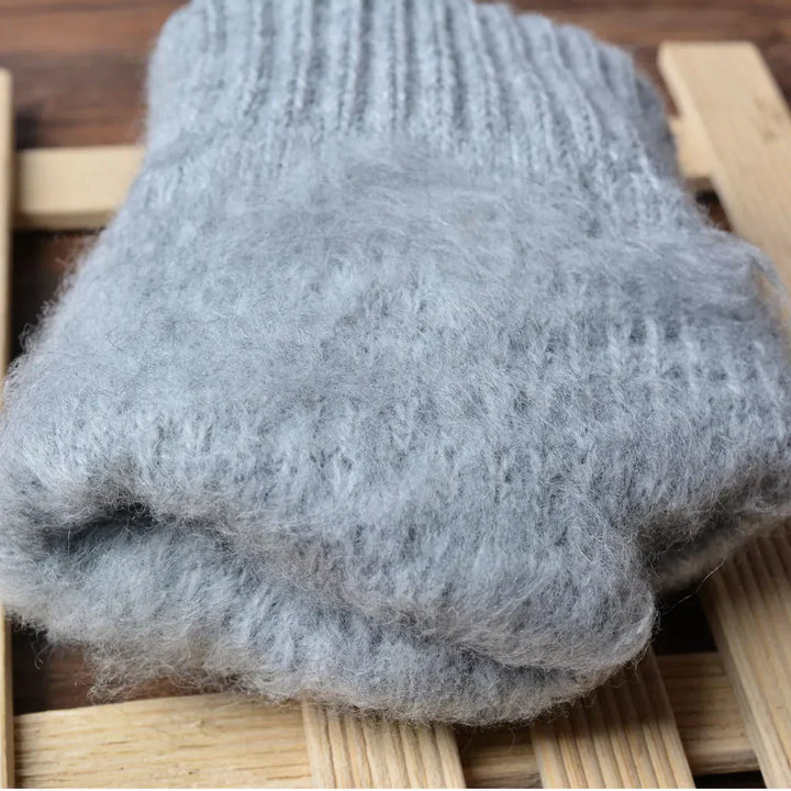 Gestrickte Touchscreen-Handschuhe für Damen
