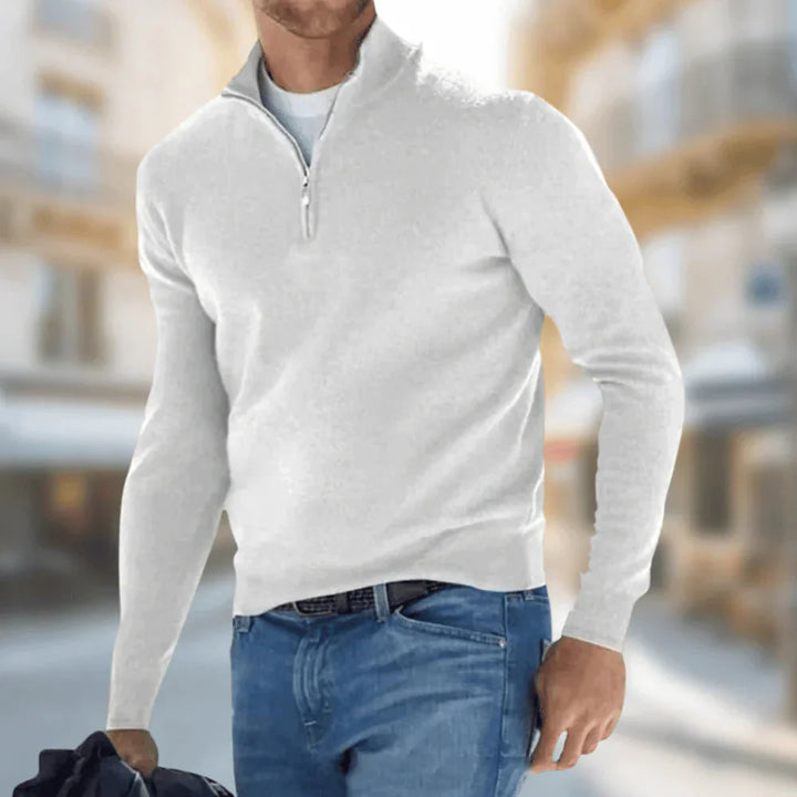 Brit & Boho™️ | Hudson - Men's Quarter-Zip Pullover