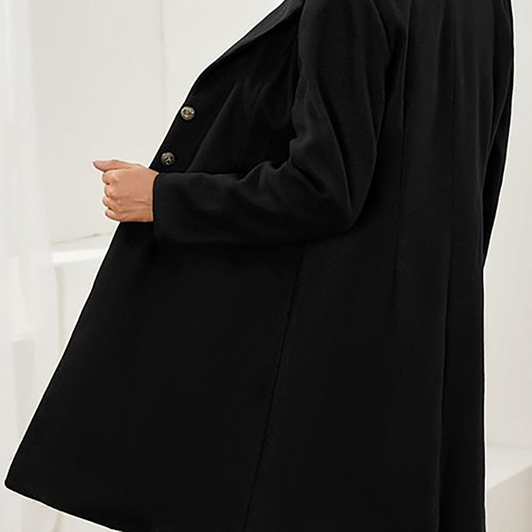 Hannah | Women's coat with buttons and long sleeves