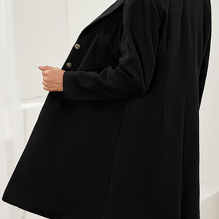 Hannah | Women's coat with buttons and long sleeves