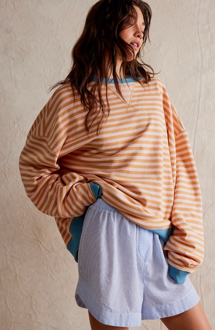 Amelia - Oversized Striped Jumper