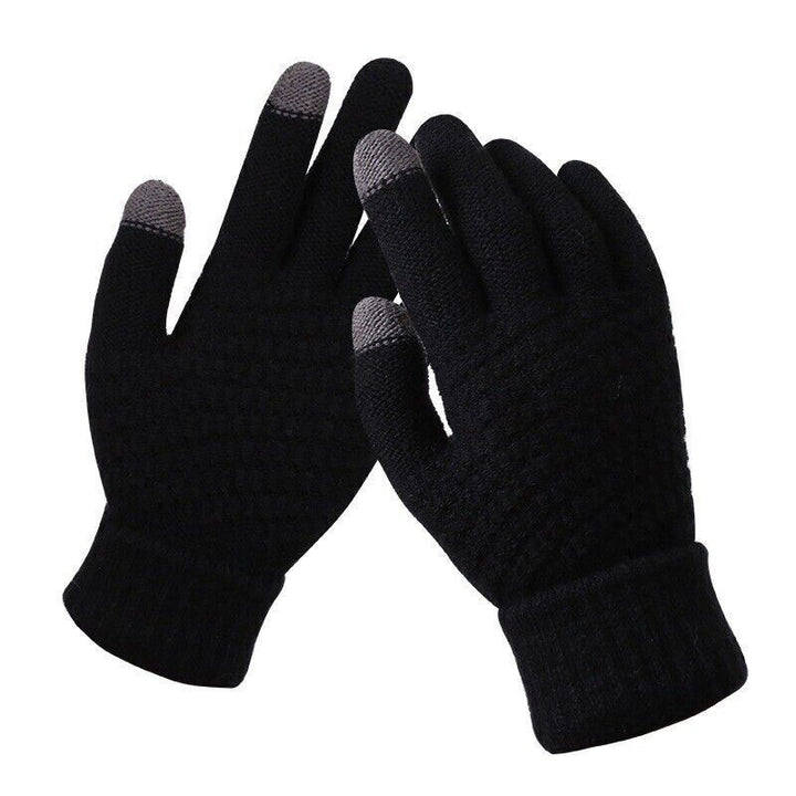 Gestrickte Touchscreen-Handschuhe für Damen