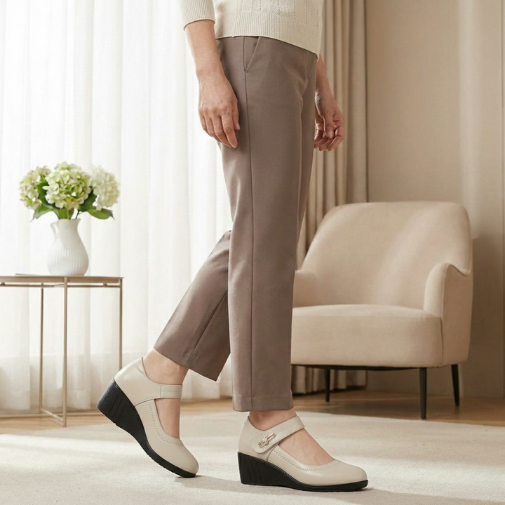 Lydia | Damen Wedge Mary Jane Schuhe