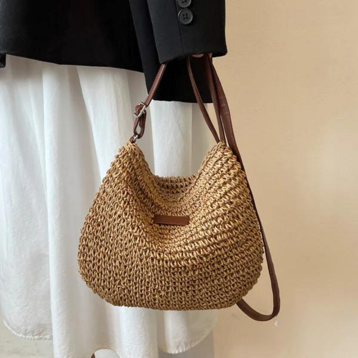 Fredhild | Classic Woven Shoulder Bag
