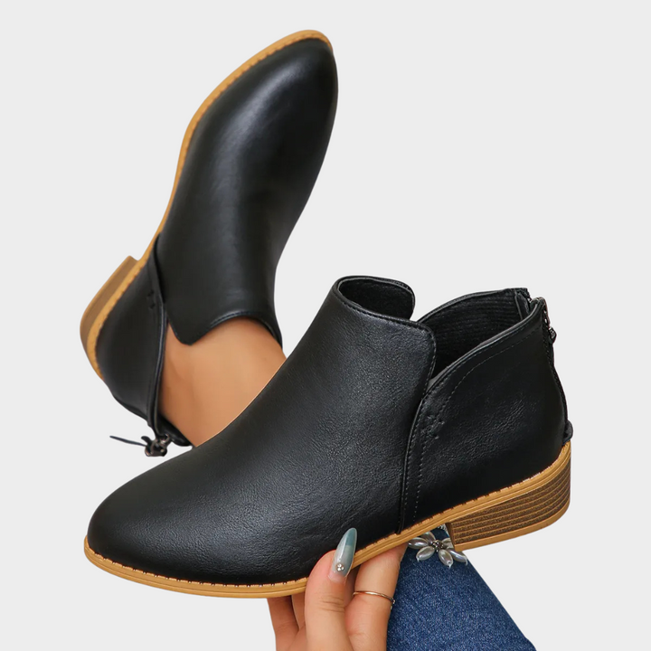 Oakley | Low-Heel Ankle Boots