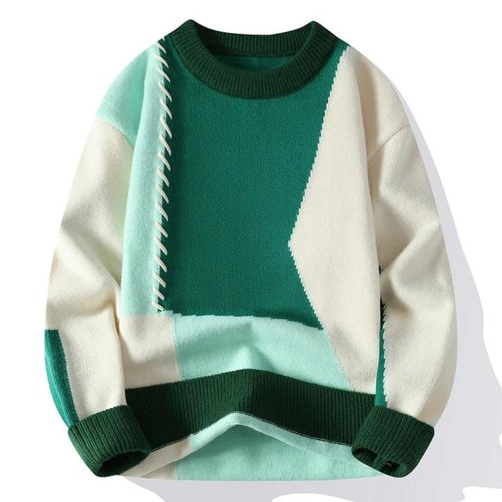 Francesca - Cozy Patchwork Pullover