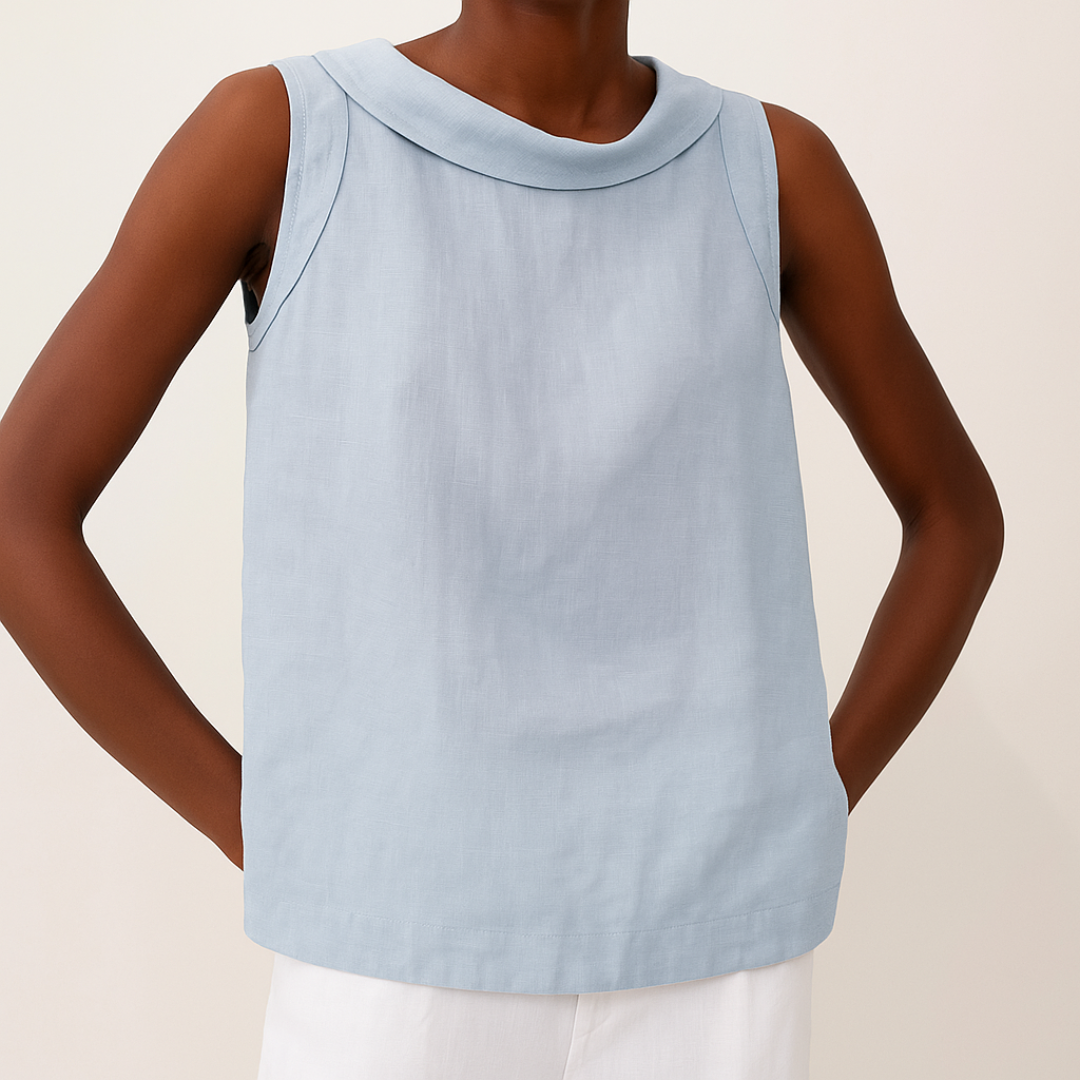 Maria™ | Stylish Sleeveless Top with Elegant Turtleneck