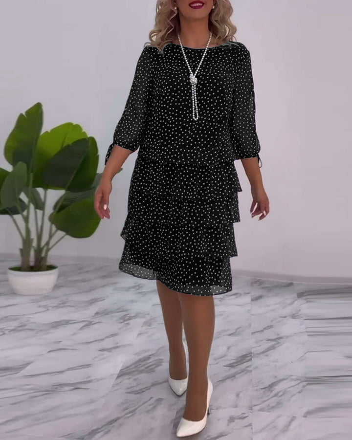 Tilly - Polka Dot Tiered Dress