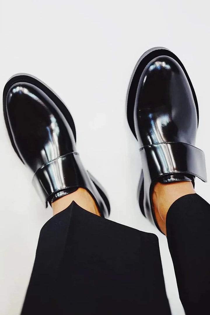 POLISHED LOAFERS WITH BARS