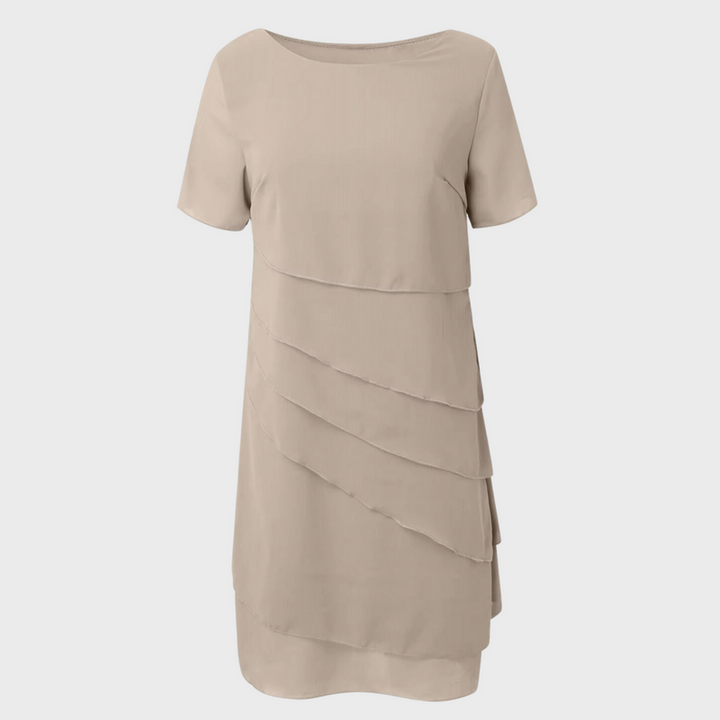 Elara™ - Layered Chiffon Dress